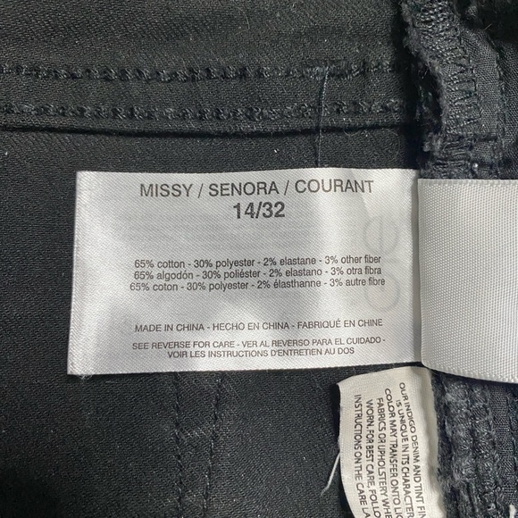 Women’s Social Standard by Sanctuary High Rise Skinny Jeans In Black Size 14/32 - Picture 7 of 9